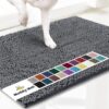 Dog Door Mat for Muddy Paws, Non-Slip Washable Pet Rug