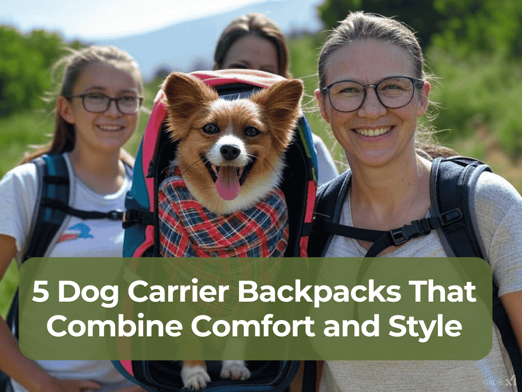 Dog Carrier Backpacks That Combine Comfort and Style